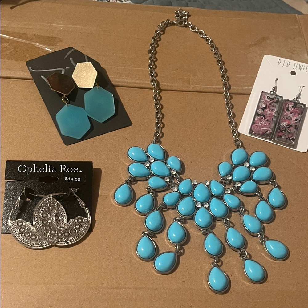 Turquoise Statement Necklace